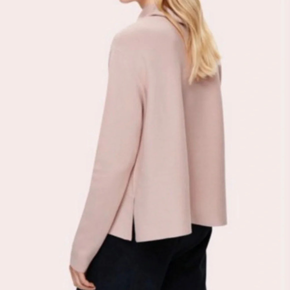 COS A-Line Milano 100% Cotton Sweater Jumper in Dusty Pink Size S - Picture 2 of 7